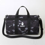 A Bathing Ape BAPE Duffle Bag Black Camo - Hypesupplyuk