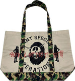 BAPE x Stussy Survival Of The Fittest Tote Bag 'Beige' - Hypesupplyuk