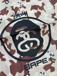 Stussy X A Bathing Ape BAPE Tote Bag Brown Camo - Hypesupplyuk