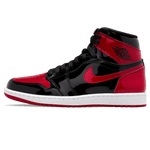 Jordan 1 High Patent Black Red 'Bred' - Hypesupplyuk