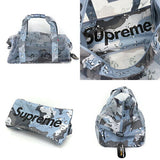 Supreme Big Duffle Bag (SS20) Blue Chocolate Chip Camo - Hypesupplyuk